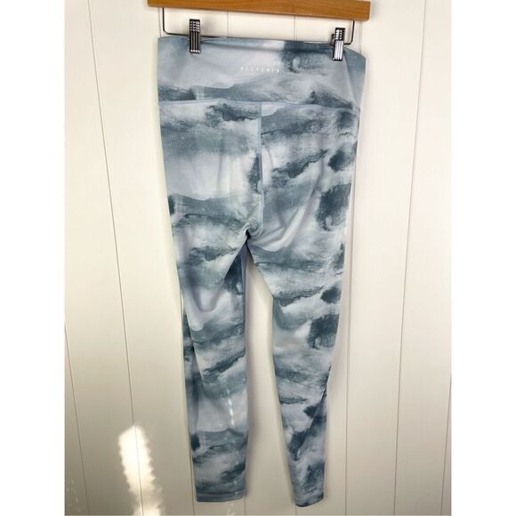 Anthro All Fenix Aryah 7/8 Legging Activewear Charcoal White Size L - Picture 12 of 13